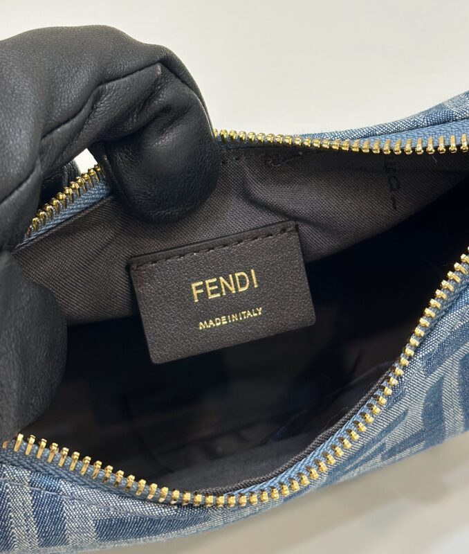 Replica Fendi Fendigraphy Small Denim Blue - high-accuracy replica luxury purse