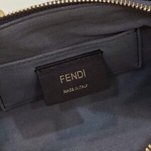 Replica Fendi By The Way Boston Brown Cotton - top-rated replica designer bag