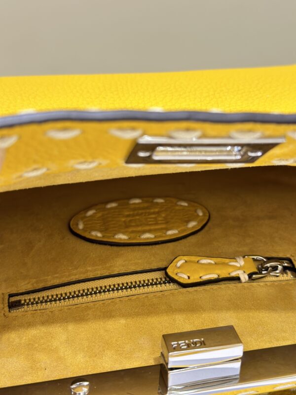 Replica Fendi Peekaboo Yellow - realistic designer-inspired fake bag