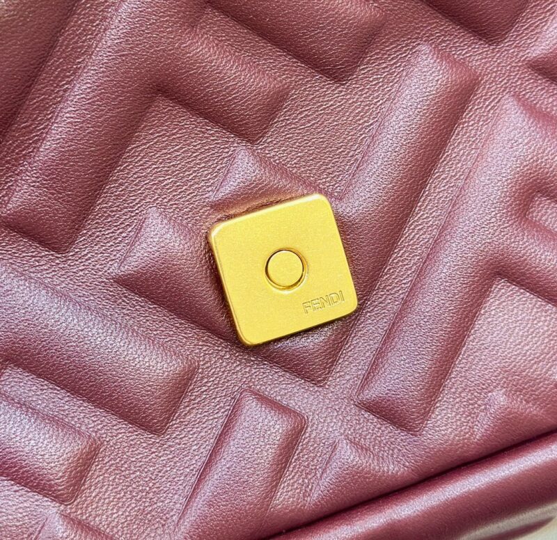 Replica Fendi Baguette Bordeaux - elite superclone designer purse