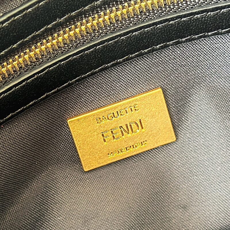 Replica Fendi Baguette Black - 1:1 designer replica handbag