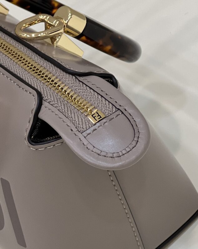 Replica Fendi By The Way Boston Dark Beige - top-rated replica designer bag