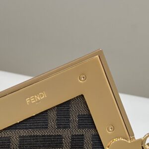 Replica Fendi First Black Python - premium 1:1 fake handbag model