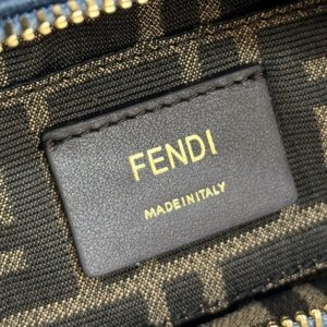 Replica Fendi By The Way Boston Blue Denim - high-quality designer bag clone