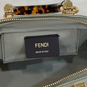 Replica Fendi By The Way Boston Beige Cotton - top-rated replica designer bag