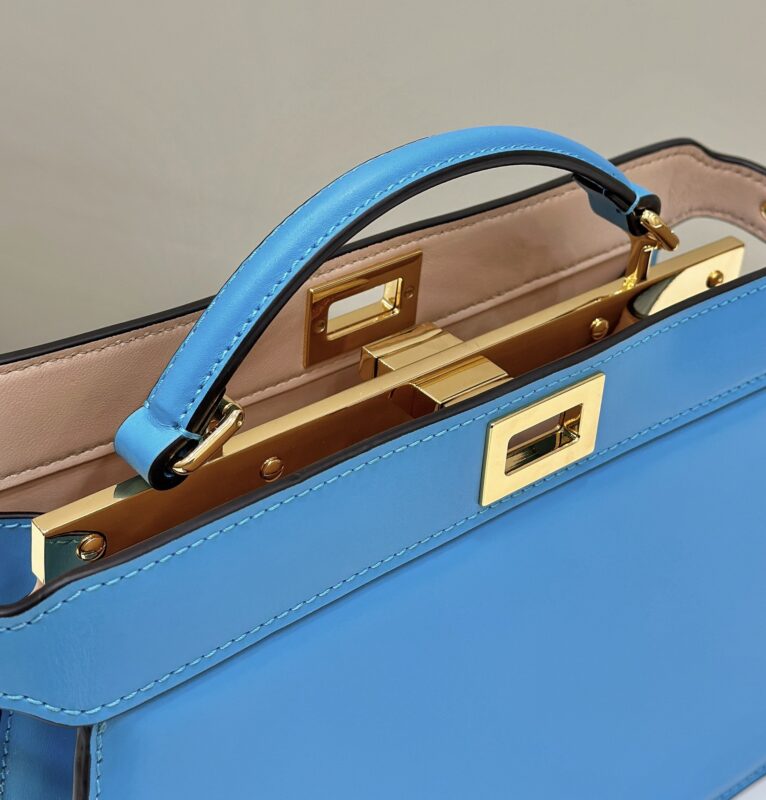 Replica Fendi Peekaboo Large Blue - top-rated replica designer bag