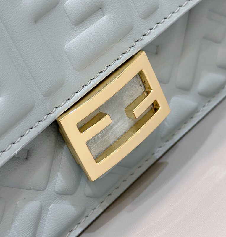 Replica Fendi Baguette Small Sky Blue - premium 1:1 fake handbag model