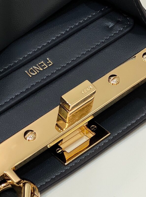 Replica Fendi Peekaboo Mini Black - high-quality designer bag clone