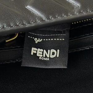 Replica Fendi Baguette Black - high-quality designer bag clone