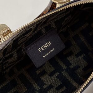 Replica Fendi By The Way Boston Dark Beige - realistic designer-inspired fake bag
