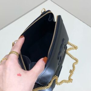 Replica Celine Triomphe Clutch Black - high-quality designer bag clone