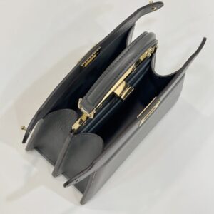 Replica Fendi Peekaboo Mini Grey - near-authentic luxury replica handbag