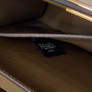 Replica Fendi Peekaboo Large Dark Brown - 1:1 designer replica handbag