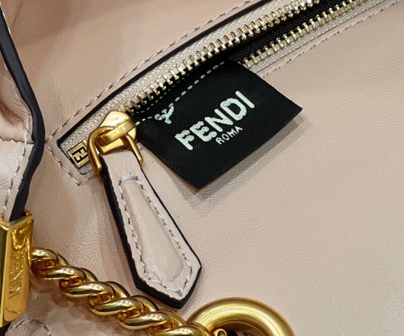 Replica Fendi Baguette Sliding Chain Pink - authentic-look luxury purse replica