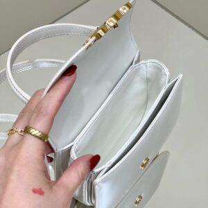 Replica Celine Mini Triomphe White - high-accuracy replica luxury purse