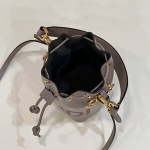 Replica Fendi Tresor Mini Bucket Grey - premium-grade designer purse dupe