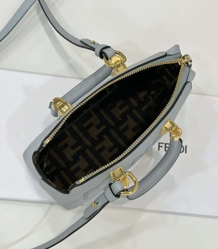 Replica Fendi By The Way Boston Sky Blue - elite superclone designer purse