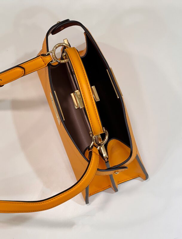 Replica Fendi Peekaboo Medium Orange - 1:1 designer replica handbag
