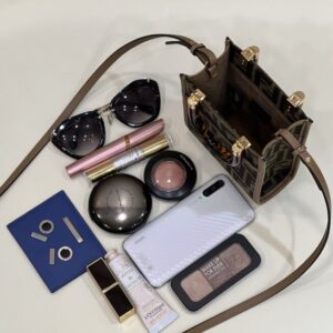 Replica Fendi Mini Tote Brown Canvas - high-end fake designer purse