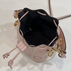 Replica Fendi Tresor Mini Bucket Pink - best quality luxury bag dupe