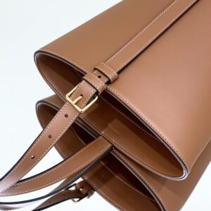 Replica Celine Triomphe Bucket Bag Brown - premium 1:1 fake handbag model
