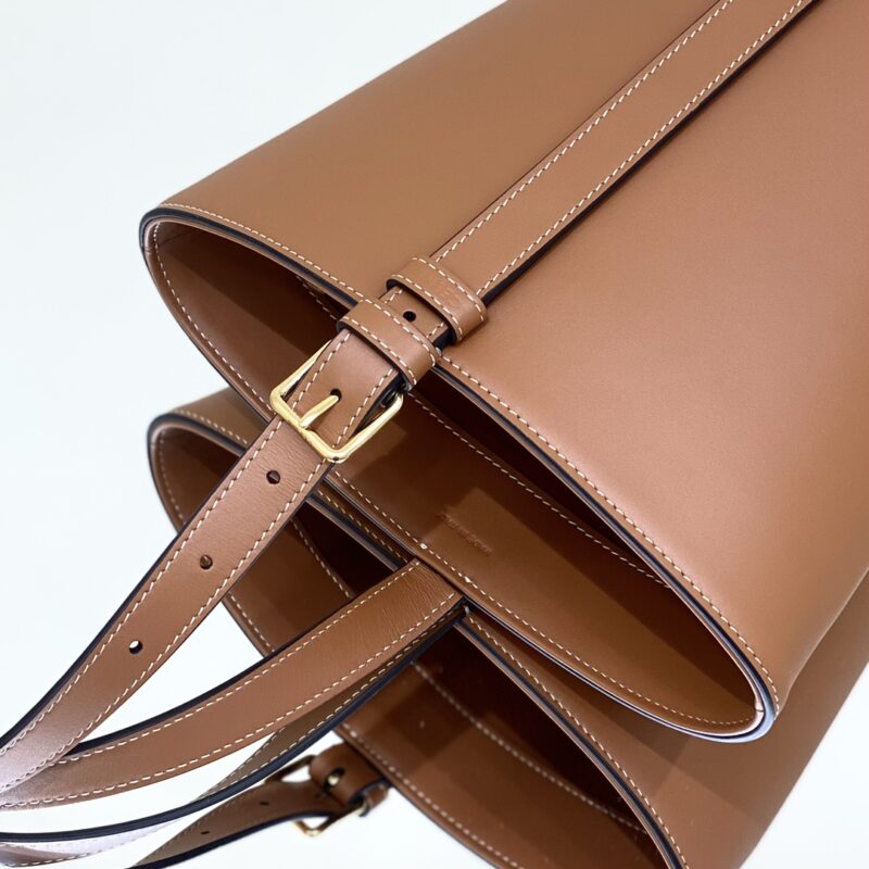 Replica Celine Triomphe Bucket Bag Brown - premium 1:1 fake handbag model