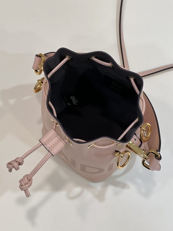 Replica Fendi Tresor Mini Bucket Pink - best quality luxury bag dupe