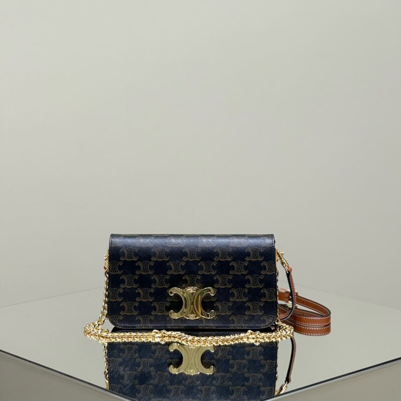 Replica Celine Triomphe Multipochette - authentic-look luxury purse replica
