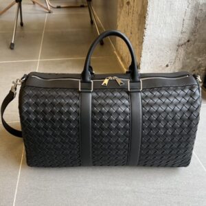 Replica Bottega Veneta Travel Bag Black - authentic-look luxury purse replica