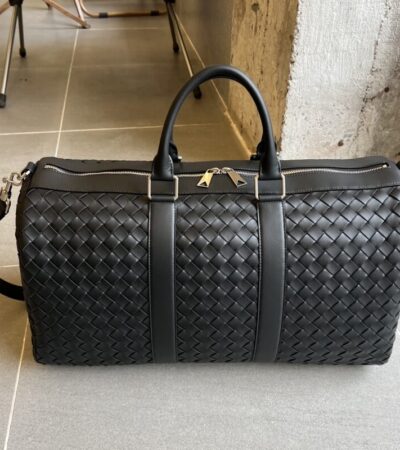 Replica Bottega Veneta Travel Bag Black - authentic-look luxury purse replica