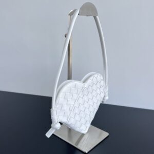 Replica Bottega Veneta Solstice White Heart - top-rated replica designer bag