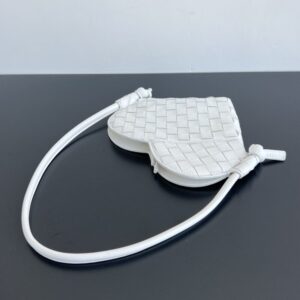 Replica Bottega Veneta Solstice White Heart - premium 1:1 fake handbag model