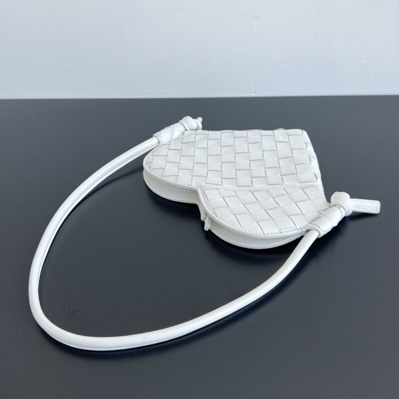 Replica Bottega Veneta Solstice White Heart - premium 1:1 fake handbag model