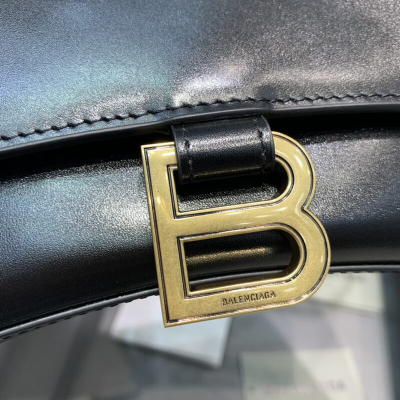 Replica Balenciaga Hourglass Black - authentic-look luxury purse replica