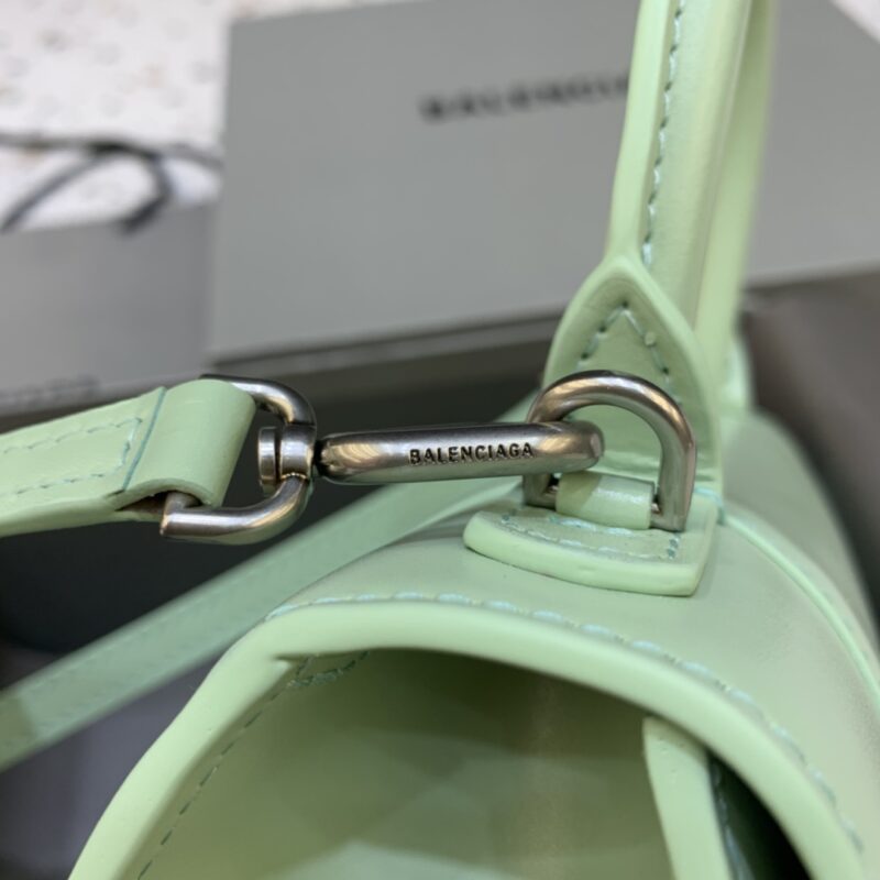 Replica Balenciaga Hourglass Green - top-tier luxury replica shoulder bag