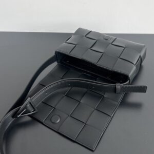 Replica Bottega Veneta Cassette 2.0 Black - top-tier luxury replica shoulder bag