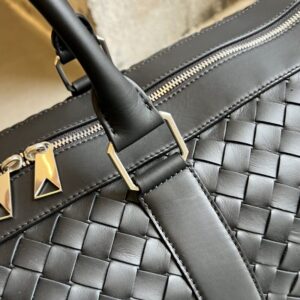Replica Bottega Veneta Travel Bag Black - high-accuracy replica luxury purse