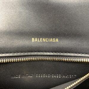 Replica Balenciaga Hourglass Black - top-tier luxury replica shoulder bag