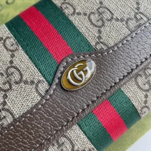 Replica GUCCI OPHIDIA GG CHAIN WALLET - authentic-look luxury purse replica