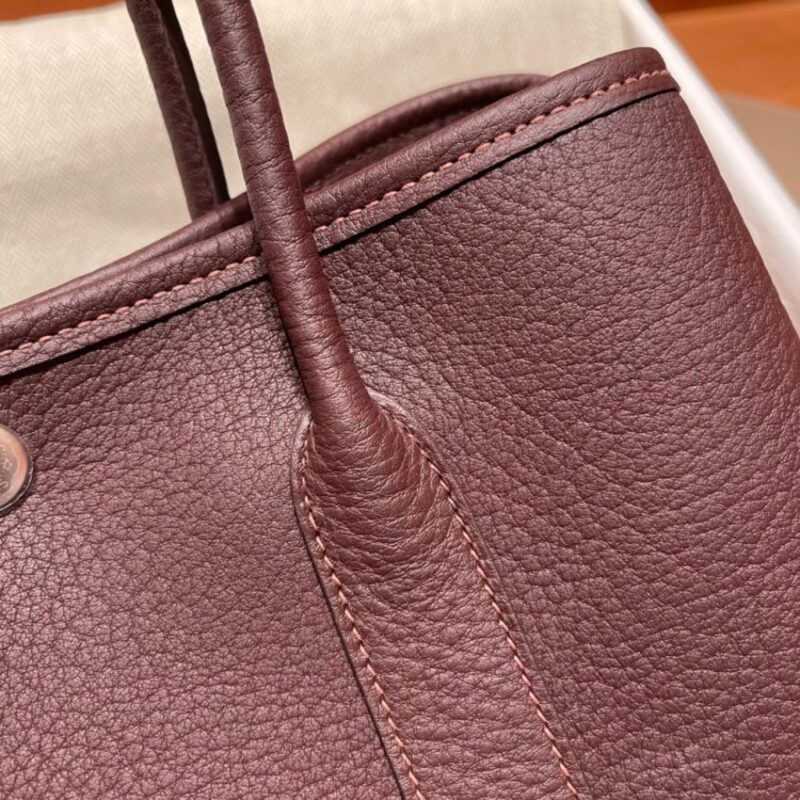 Replica Hermes Garden Party 30cm Saddle Red - high-quality designer bag clone