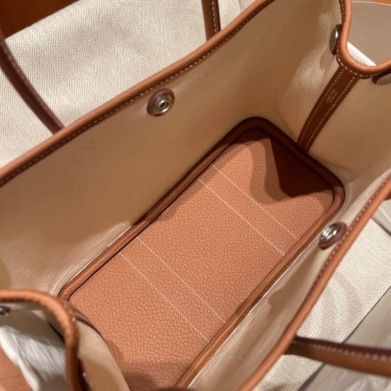 Replica Hermes Garden Party 30cm Beige Canvas - top-rated replica designer bag
