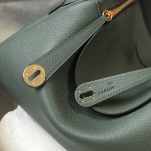Replica Hermes Lindy Almond Green - top-tier luxury replica shoulder bag