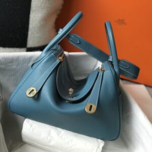 Replica Hermes Lindy Blue - authentic-look luxury purse replica