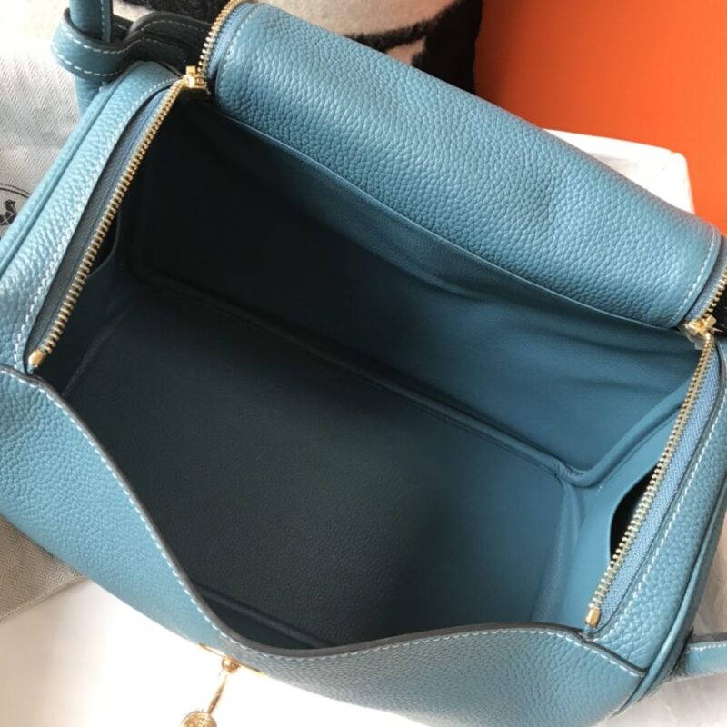 Replica Hermes Lindy Blue - near-authentic luxury replica handbag