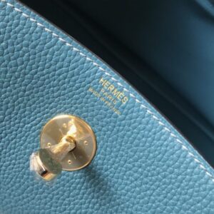 Replica Hermes Lindy Blue - top-tier luxury replica shoulder bag