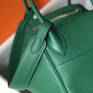 Replica Hermes Lindy Emerald - top-tier luxury replica shoulder bag