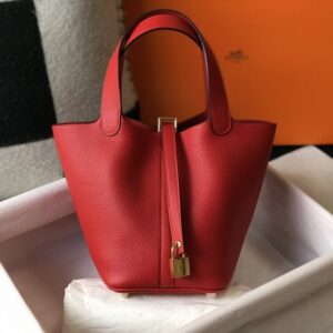 Replica Hermes Picotin Lock Red - ultra-realistic fake designer tote