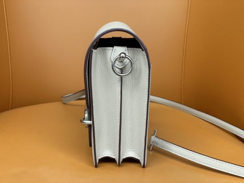 Replica Hermes Sac Roulis White - top-tier luxury replica shoulder bag