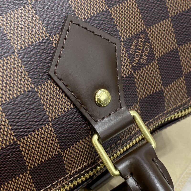 Replica Louis Vuitton Speedy Brown Grid - realistic designer-inspired fake bag