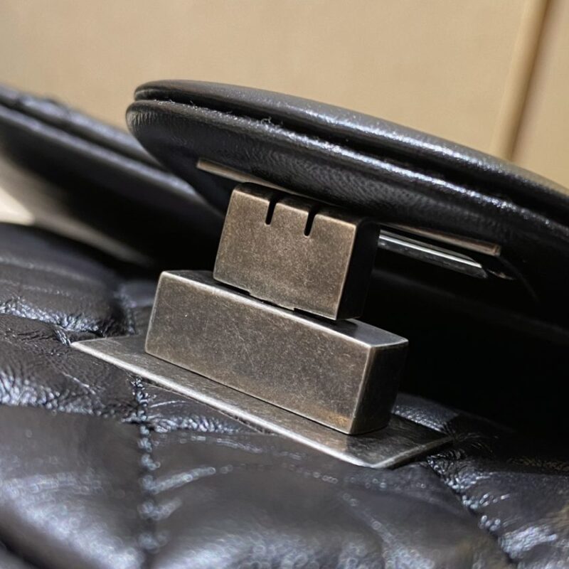 Replica CHANEL 2.55 Mini Bag Black Silver - high-quality designer bag clone